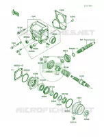 Front Bevel Gear voor Kawasaki Bayou 220 1988