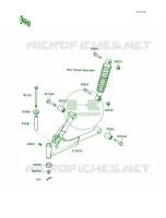 Front Suspension voor Kawasaki Bayou 220 1988