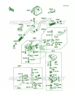 Handlebar voor Kawasaki Bayou 220 1988