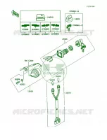 Ignition Switch voor Kawasaki Bayou 220 1988