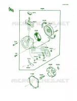 Recoil Starter voor Kawasaki Bayou 220 1988