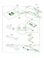 Tool voor Kawasaki Bayou 220 1988