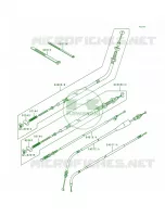 Cable voor Kawasaki Bayou 300 1988