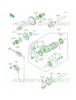 Change DrumShift Fork voor Kawasaki Bayou 300 1988