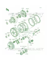 Clutch voor Kawasaki Bayou 300 1988