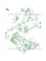 Frame voor Kawasaki Bayou 300 1988