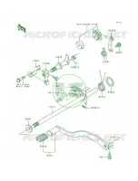 Gear Change Mechanism voor Kawasaki Bayou 300 1988