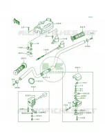 Handlebar voor Kawasaki Bayou 300 1988