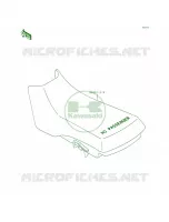 Seat voor Kawasaki Bayou 300 1988