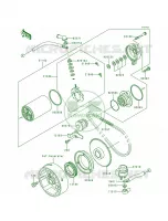Starter MotorKLF300 B2B3B4 voor Kawasaki Bayou 300 1988