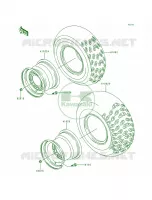 Tire voor Kawasaki Bayou 300 1988