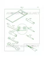 Tool voor Kawasaki Bayou 300 1988