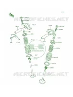 Valve voor Kawasaki Bayou 300 1988