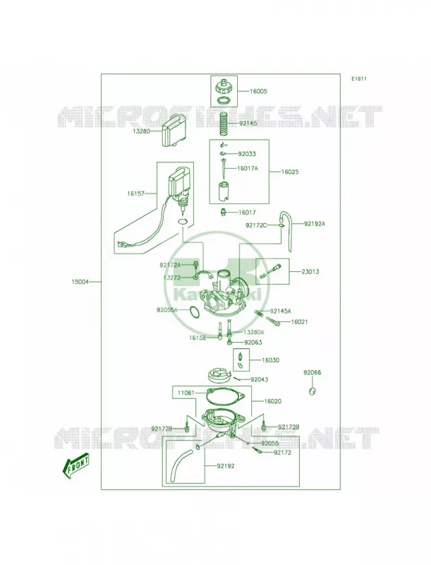 CarburetorACF Kawasaki QUAD 90 2012 KFX90  KSF90ACF