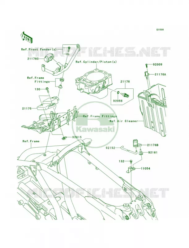 Fuel Injection Kawasaki QUAD 450 2012 KFX450R  KSF450BCS