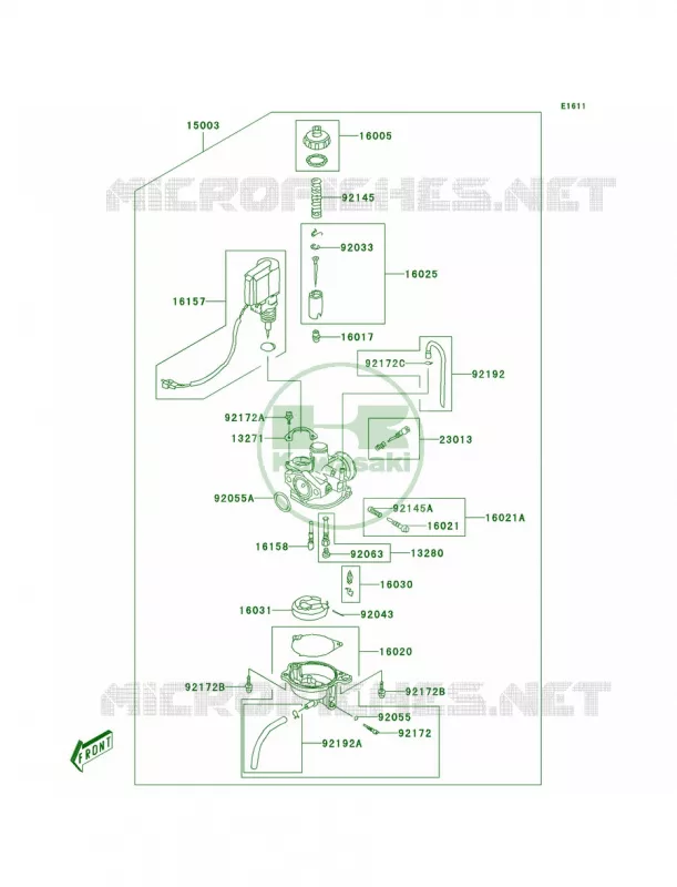 CarburetorA7F Kawasaki QUAD 90 2011 KFX90  KSF90ABF