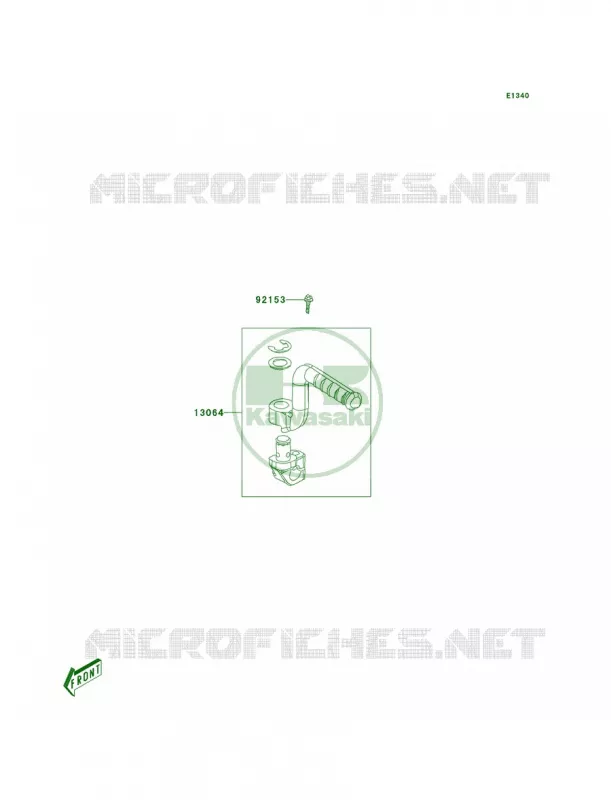 Kickstarter Mechanism Kawasaki QUAD 90 2010 KFX90  KSF90AAF