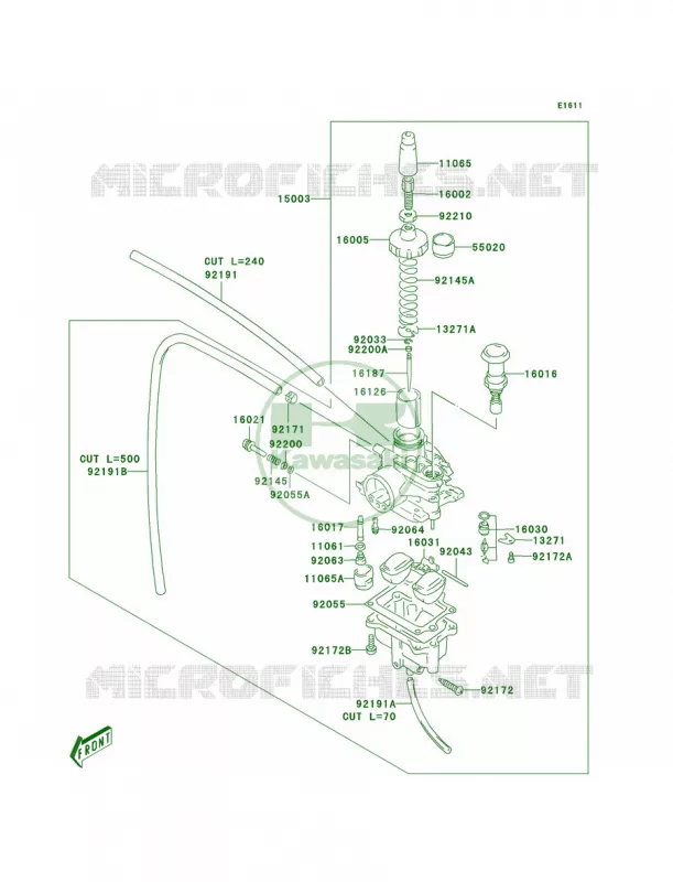 Carburetor Kawasaki QUAD 80 2005 KFX80  KSF80-A3