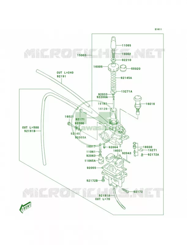 Carburetor Kawasaki QUAD 80 2004 KFX80  KSF80-A2