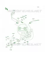 Brake Pedal voor Kawasaki KFX700 V Force 2004