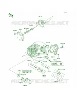 Carburetor Parts voor Kawasaki KFX700 V Force 2004