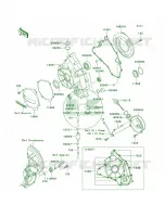 Engine Covers voor Kawasaki KFX700 V Force 2004