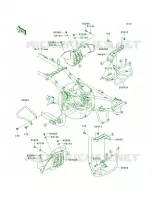 Footrests voor Kawasaki KFX700 V Force 2004