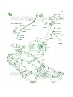 Frame voor Kawasaki KFX700 V Force 2004