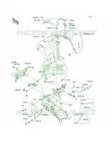 Front Fenders voor Kawasaki KFX700 V Force 2004