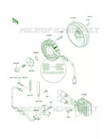 Generator voor Kawasaki KFX700 V Force 2004