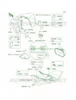 LabelsB1 voor Kawasaki KFX700 V Force 2004