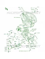 Oil PumpOil Filter voor Kawasaki KFX700 V Force 2004
