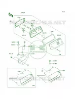 Taillights voor Kawasaki KFX700 V Force 2004