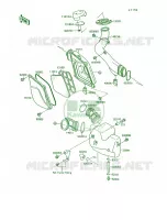 Air Cleaner voor Kawasaki Mojave 250 1994
