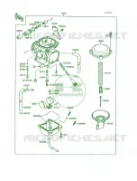 Carburetor voor Kawasaki Mojave 250 1994