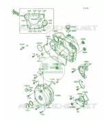 Engine Covers voor Kawasaki Mojave 250 1994
