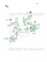 Footrests voor Kawasaki Mojave 250 1994