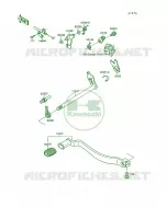 Gear Change Mechanism voor Kawasaki Mojave 250 1994