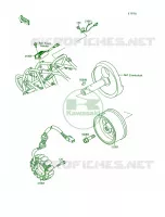 Generator voor Kawasaki Mojave 250 1994
