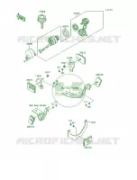 Ignition Switch voor Kawasaki Mojave 250 1994