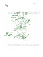 Labels voor Kawasaki Mojave 250 1994