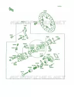 Rear Brake voor Kawasaki Mojave 250 1994