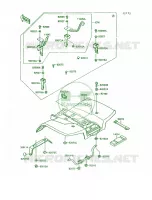 Rear Fenders voor Kawasaki Mojave 250 1994