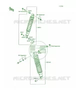 Shock Absorbers voor Kawasaki Mojave 250 1994