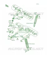 Suspension voor Kawasaki Mojave 250 1994