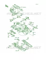 Swingarm voor Kawasaki Mojave 250 1994