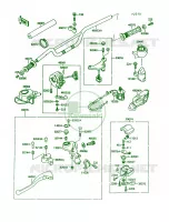 Handlebar voor Kawasaki Mojave 250 1991