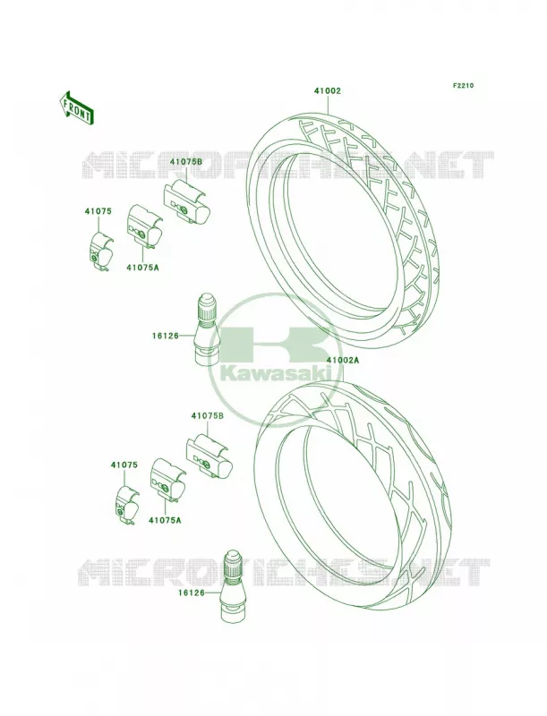 Tires Kawasaki MOTOS 1000 2005 Concours  ZG1000-A20