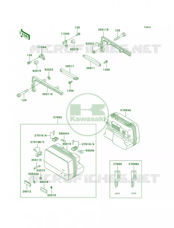 Accessory Kawasaki MOTOS 1000 2004 Concours  ZG1000-A19