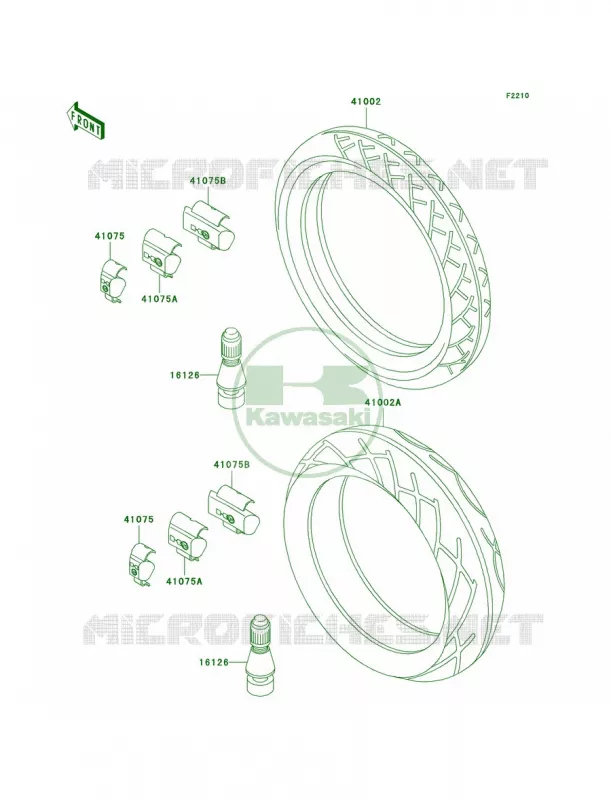 Tires Kawasaki MOTOS 1000 2003 Concours  ZG1000-A18